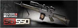 【翔準軍品AOG】*無法超取*G&G怪怪  SG550 突擊步槍 電動槍 AEG 鋼製 免運費