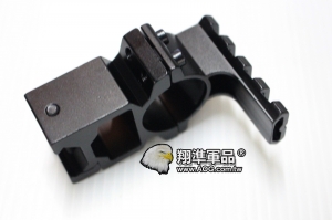 【翔準軍品AOG】25mm 魚骨型高寬 上魚骨 四螺 金屬 夾具 狙擊鏡用 寬軌 鏡架 鏡座  B05022A