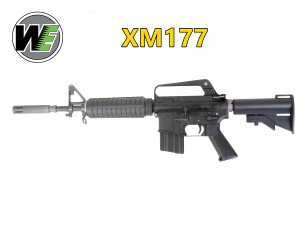 【翔準軍品AOG】全開膛版 黑色 WE XM177 GBB 全金屬瓦斯氣動槍
