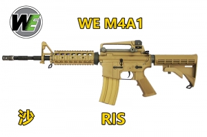 【翔準軍品AOG】2024首批預購《WE》新版 M4RIS V3 沙色 瓦斯槍  BB槍 生存遊戲 長槍 步槍 