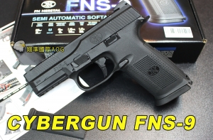 【送台灣製造槍盒&恐龍瓦斯x2】【CYBERGUN】FNS-9 原廠授權正 瓦斯槍 彈夾 金屬 瓦斯槍 手槍 生存 野戰 D-09AA