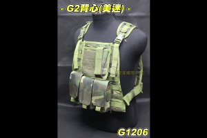 【翔準軍品AOG】G2背心(美迷) 戰術 背心 軍規 美軍 迷彩 防BB彈 生存遊戲 CS G1206