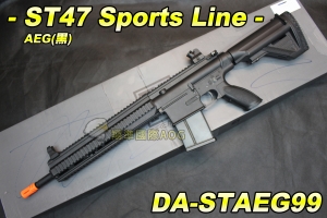 【翔準軍品AOG】ST417 Sports  AEG BK(黑) 電動槍半金屬 突擊步槍HK417 S&T  DA-STAEG99