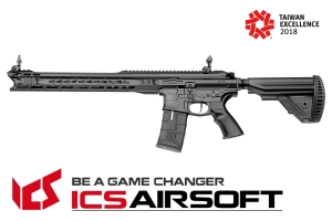 【翔準軍品AOG】ICS CXP-MARS Komodo S1 Stock(黑)  Keymod 全金屬 生存遊戲 ICS-300