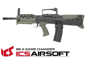 【翔準AOG】ICS促銷 L85 A2卡賓步槍(雙色) 突擊步槍 電動槍 全金屬 長槍 生存遊戲 ICS-87