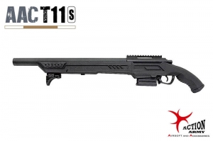 【翔準軍品AOG】AAC T11S(黑)短版 Sniper Rifle 手拉狙擊槍 工具盒 魚骨  生存遊戲 D-09-04
