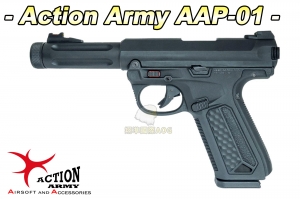  【翔準軍品AOG】  Action Army AAP-01(黑) 瓦斯 手槍 單連發 生存遊戲 AAP01