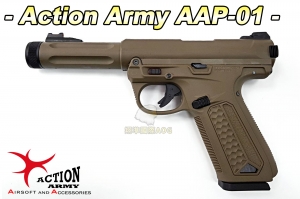 【翔準軍品AOG】Action Army AAP-01(沙)瓦斯 手槍 單連發 生存遊戲 AAP01