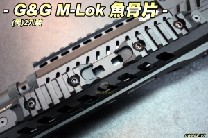 【翔準國際AOG】G&G M-LOK 魚骨片(2片) 金屬 配件 零件 生存遊戲 CGG-03-197