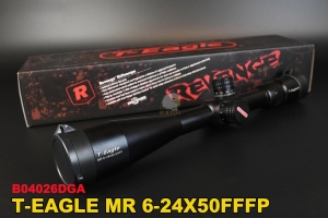 【翔準AOG】T-Eagle MR 6-24x50 FFP 緊湊型步槍鏡 防水 生存遊戲 B04026DGA