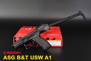 【翔準軍品AOG】ASG B&T USW A1 瓦斯手槍 摺疊槍托 戰術魚骨 生存遊戲 D-WG0001