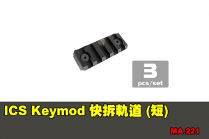 【翔準軍品AOG】ICS Keymod 快拆軌道 (短) 配件 零件 MA-221