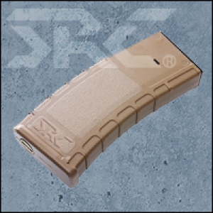 【翔準軍品AOG】SRC 星虹 SR4 140連強化塑膠無聲彈匣沙色版 SM4-124DT 玩具槍零件 BB槍 瓦斯槍 電動槍 台灣製