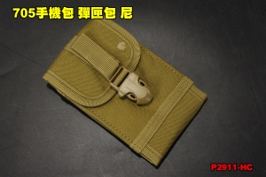 【翔準軍品AOG】705手機包 彈匣包 尼 插扣 雜物袋 模組 包包 無線電包 耐磨 P2911-HC