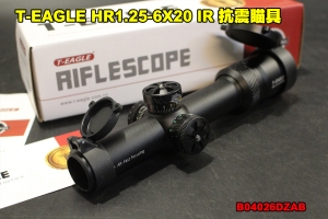 【翔準軍品AOG】T-EAGLE HR1.25-6X20 IR 抗震瞄具 狙擊鏡 高透光 紅綠光 B04026DZAB