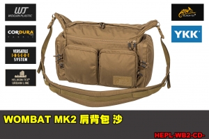  【翔準軍品AOG】 Helikon-Tex WOMBAT MK2 沙 肩背包 戰術包 側背包 隨身包 軍規 HEPL-WB2-CD-