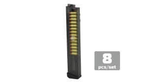 【翔準軍品AOG】ICS PDW9 靜音彈匣 (120發, 8入裝) 零件 原廠 MA-478