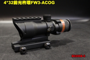 【翔準軍品AOG】4*32前光杵環FW3-ACOG 生存遊戲 瞄準鏡 快瞄 寬軌 全金屬材質 B02008-5