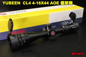 【翔準軍品AOG】YUBEEN  CL4 4-16X44 AOE 狙擊鏡 步槍 倍鏡 側調焦 防震 B01047A