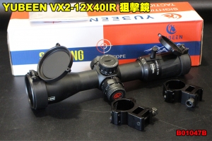 【翔準軍品AOG】YUBEEN VX2-12X40IR 狙擊鏡 步槍 倍鏡 側調焦 防震 B01047B