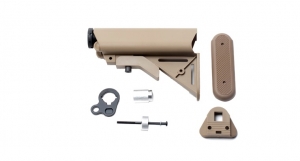 【翔準軍品AOG】怪怪 M16 系列伸縮電池托-沙色 G&G 零件 生存遊戲 玩具槍 G-05-035-1