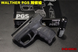 【翔準軍品AOG】 WALTHER PGS 辣椒槍 水柱型辣椒水 防狼噴霧 個人防衛 防身用品 非致命防身器具 D-08-09AC3
