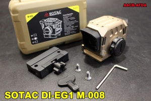 【翔準軍品AOG】SOTAC 內紅點 M-008 DI-EG1 沙色 魚骨夾具 生存遊戲 瞄準鏡 快瞄 寬軌 AACB-AFDA