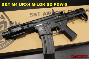 【翔準軍品AOG】 S&T  M4 URX4 M-LOK SD PDW-S AEG CQB 日本製 DA-AEG370F