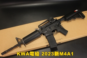 【翔準軍品AOG】 KWA電槍 2023新M4A1 (雙匣版) 快速變更初速系統   電動槍 生存遊戲 