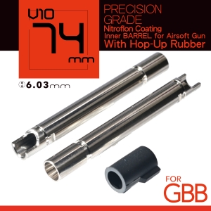 【翔準軍品AOG】 獨角獸 GBB精密內管 74mm(愛嚕管) UNICORN 74mm Nitroflon Coating 6.03MM Ultimate Precision Inner Barrel For GBB