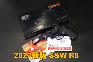 【翔準軍品AOG】2023新版 S&W R8 左輪 黑色 CO2 彈殼 8發 D-WG02001