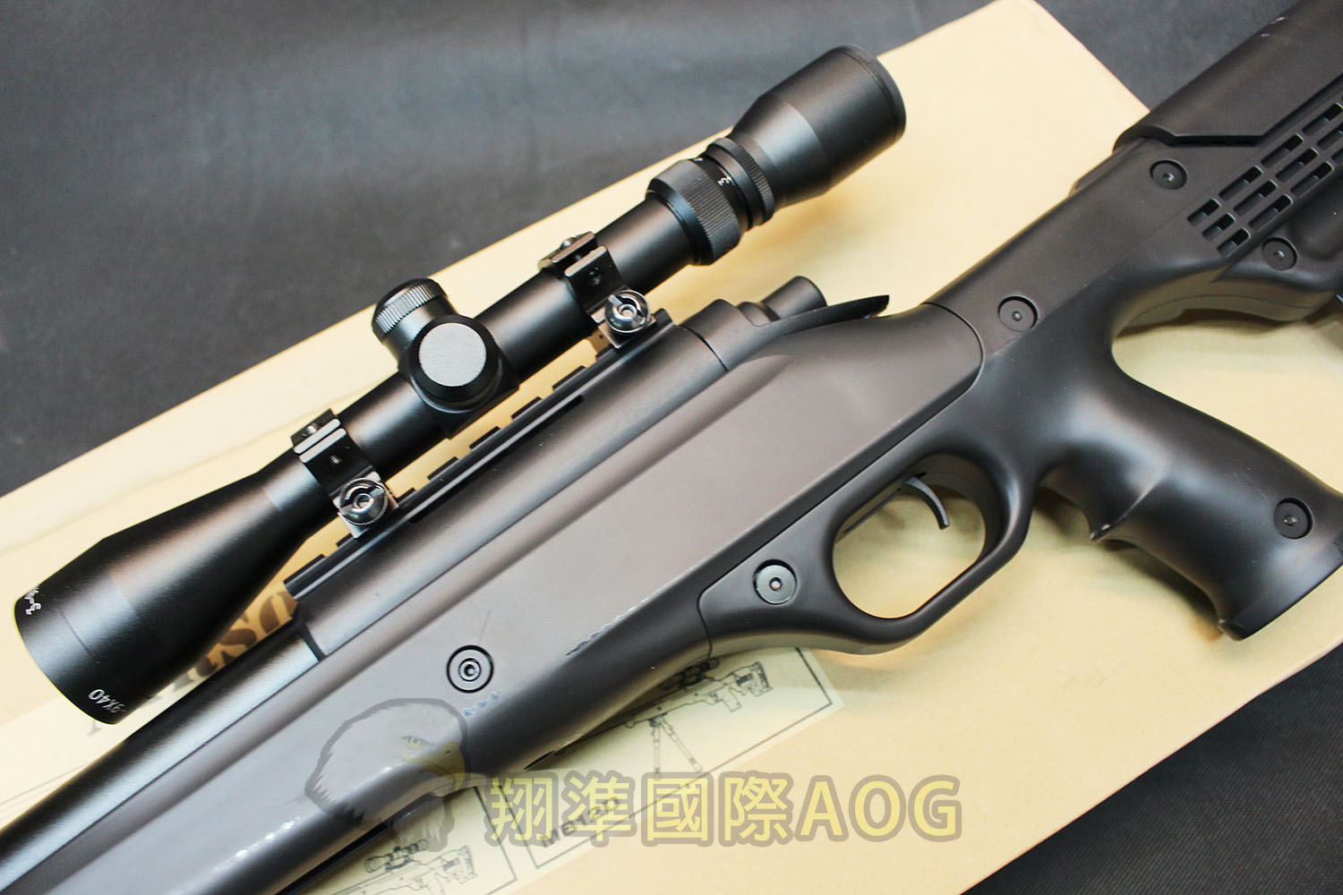 【翔準軍品AOG】WELL MB12(黑)全配(狙擊鏡+腳架) 狙擊槍 手拉 空氣槍 生存遊戲 DW-01-MB12A 翔準國際生存遊戲官方 ...