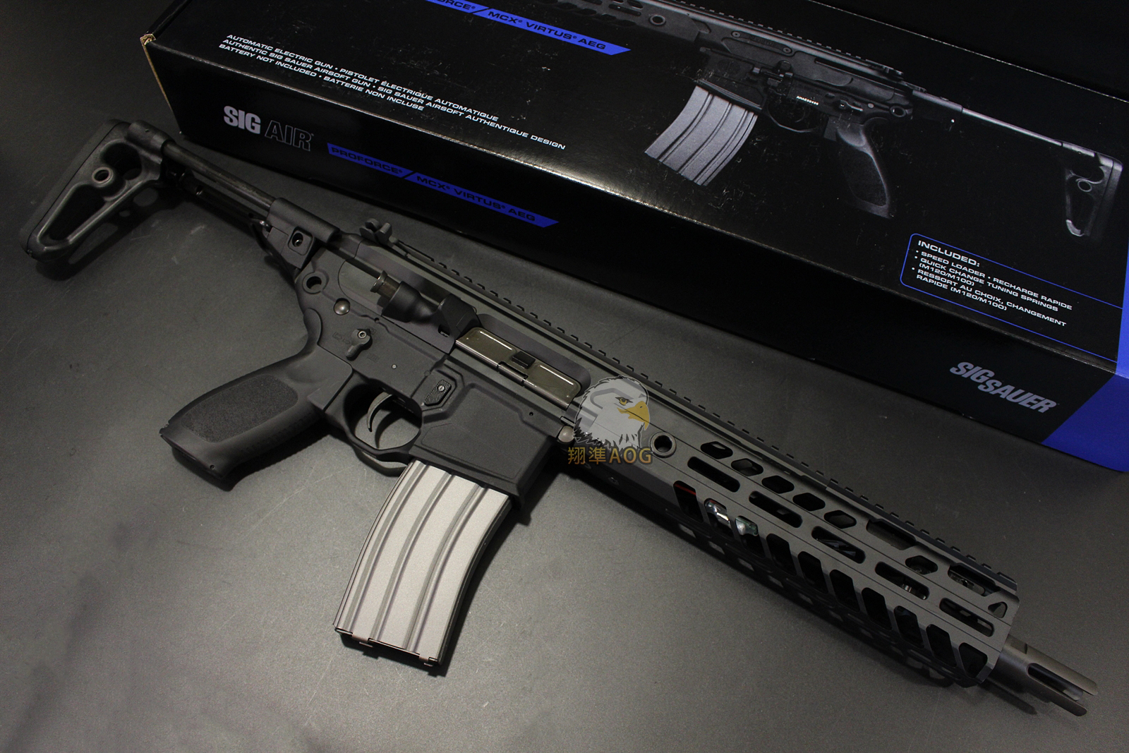 翔準AOG】CYBERGUN SIG SAUER MCX 突擊步槍AEG電動槍真槍廠授權Virtus