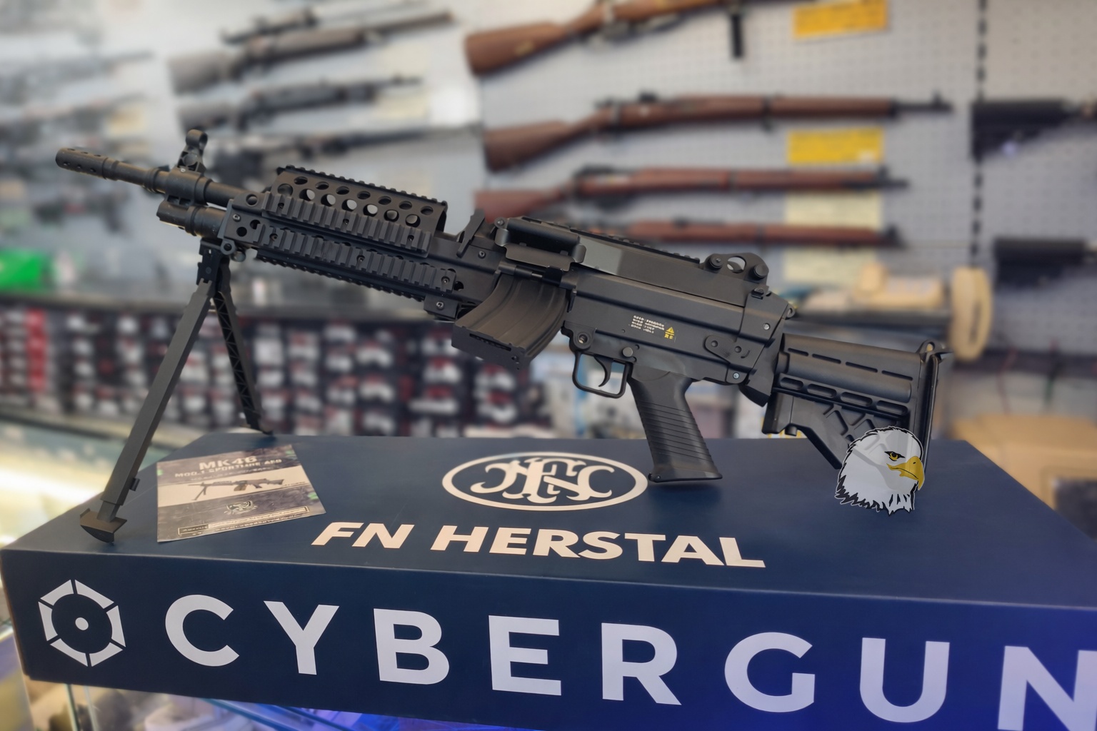 翔準AOG】S&T MK46 Mod.0 運動版電動槍機槍Real Wood DA-103MK46B  輕機槍全自動翔準國際生存遊戲官方網站AIRSOFT S&T MK46 Mod.0