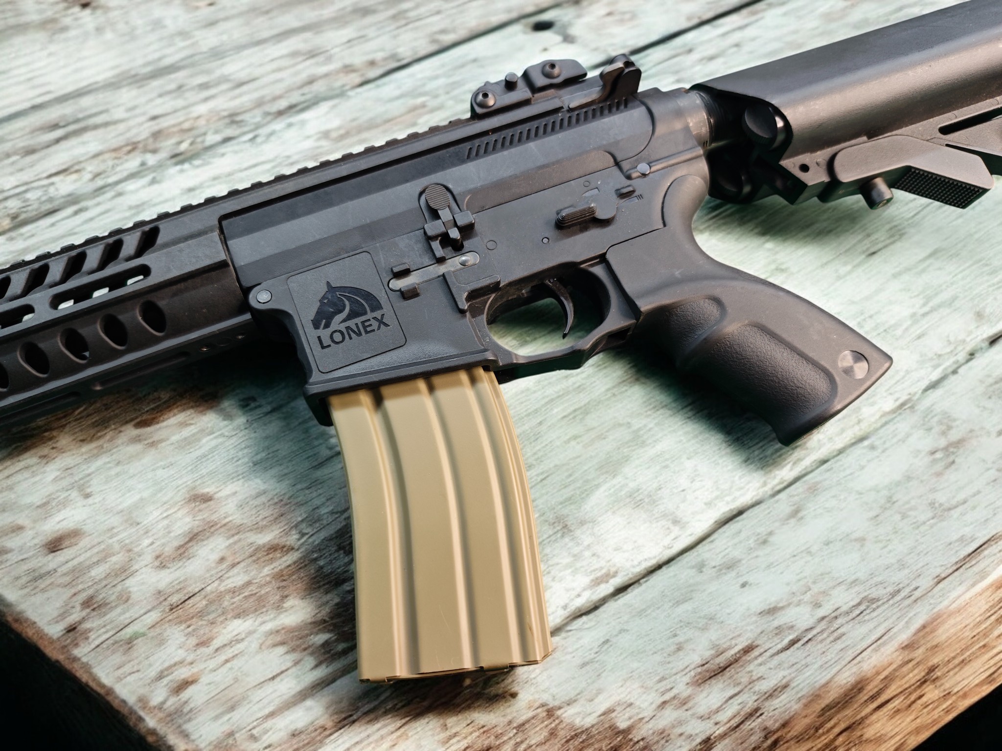 【翔準AOG】《二手槍》(僅存一隻) LONEX AEG 電動槍 殺肉槍 一槍 超值 超划算 收藏 愛槍 拆零件 DIY 固定托AEG A0001 【翔準AOG】《二手槍》(僅存一隻) LONEX AEG 電動槍 殺肉槍 一槍 超值 超划算 收藏 愛槍 拆零件 DIY 固定托AEG A0001