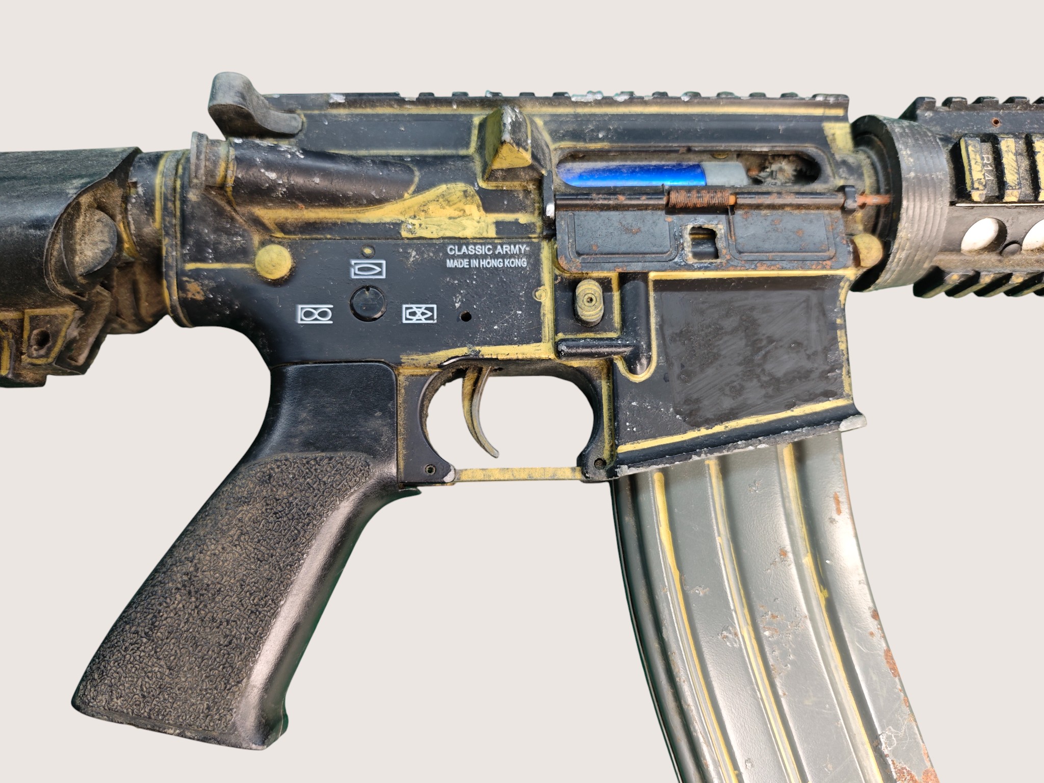 【翔準AOG】《二手槍》(僅存一隻) AR AEG 電動槍 殺肉槍 一槍 超值 超划算 收藏 愛槍 拆零件 DIY 固定托 A0002 【翔準AOG】《二手槍》(僅存一隻) AR AEG 電動槍 殺肉槍 一槍 超值 超划算 收藏 愛槍 拆零件 DIY 固定托 A0002