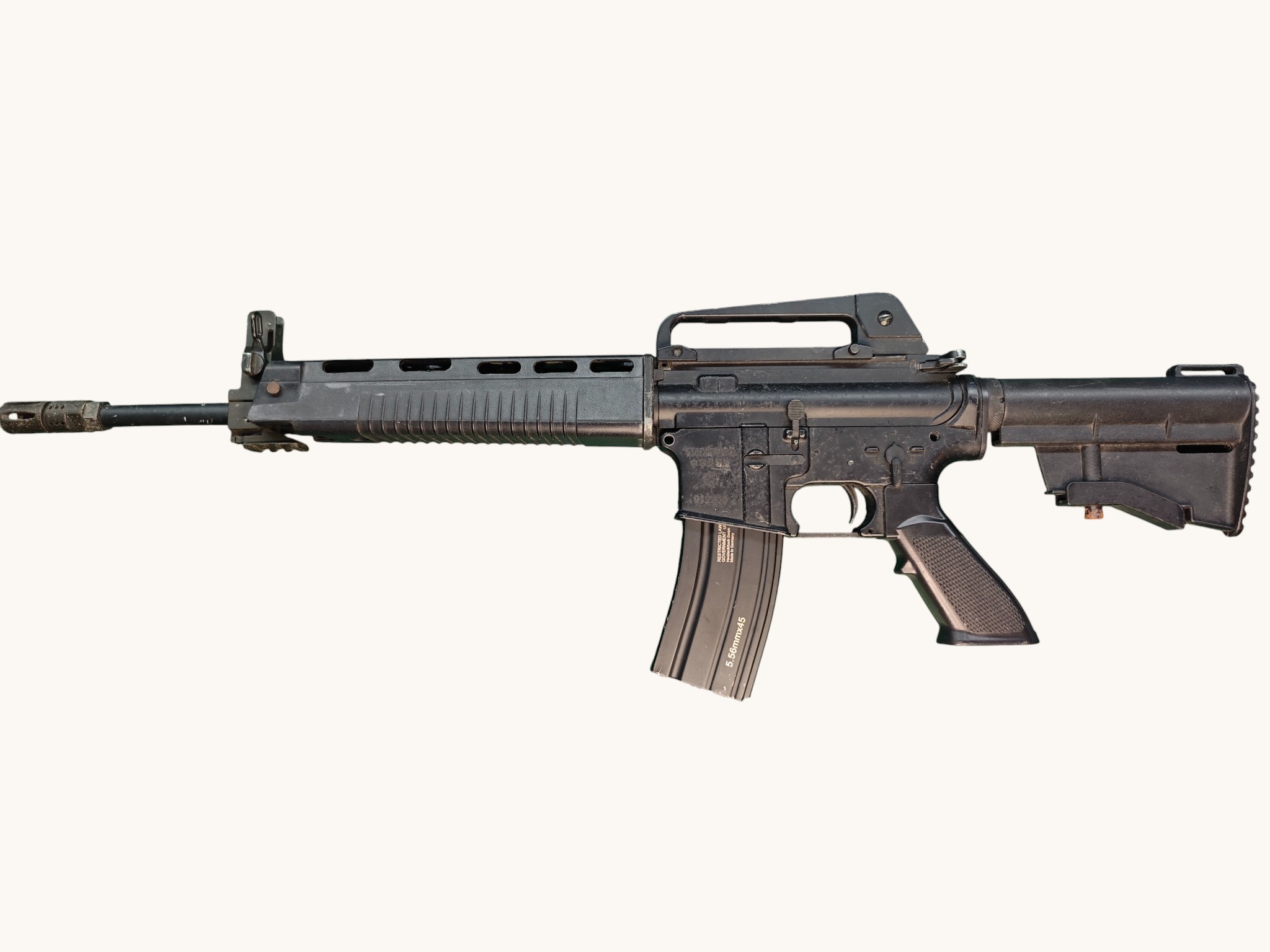  【翔準AOG】《二手槍》(僅存一隻) T91 AEG 電動槍 殺肉槍 一槍 超值 超划算 收藏 愛槍 拆零件 DIY 固定托  A0003