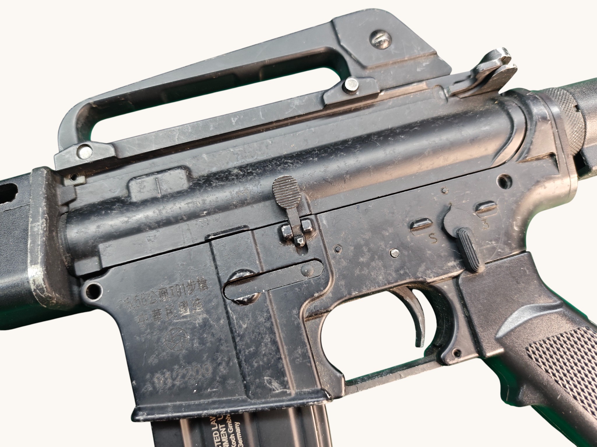 【翔準AOG】《二手槍》(僅存一隻) T91 AEG 電動槍 殺肉槍 一槍 超值 超划算 收藏 愛槍 拆零件 DIY 固定托 A0003 【翔準AOG】《二手槍》(僅存一隻) T91 AEG 電動槍 殺肉槍 一槍 超值 超划算 收藏 愛槍 拆零件 DIY 固定托 A0003