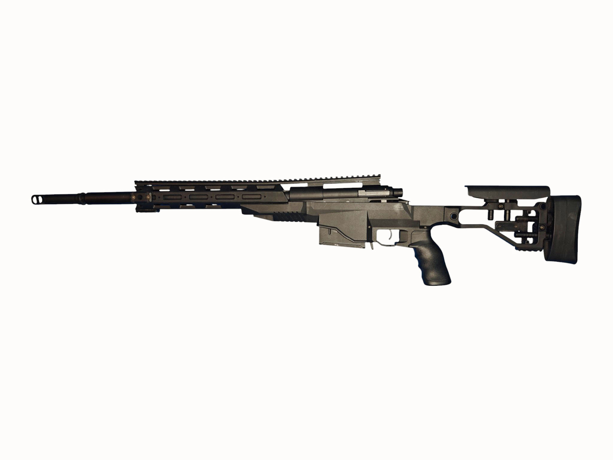  【翔準AOG】《二手槍》(僅存一隻) 狙擊槍外型 全塑膠 手拉空氣槍 殺肉槍 一槍 超值 超划算 收藏 愛槍 拆零件 DIY 固定摺疊托  A0009