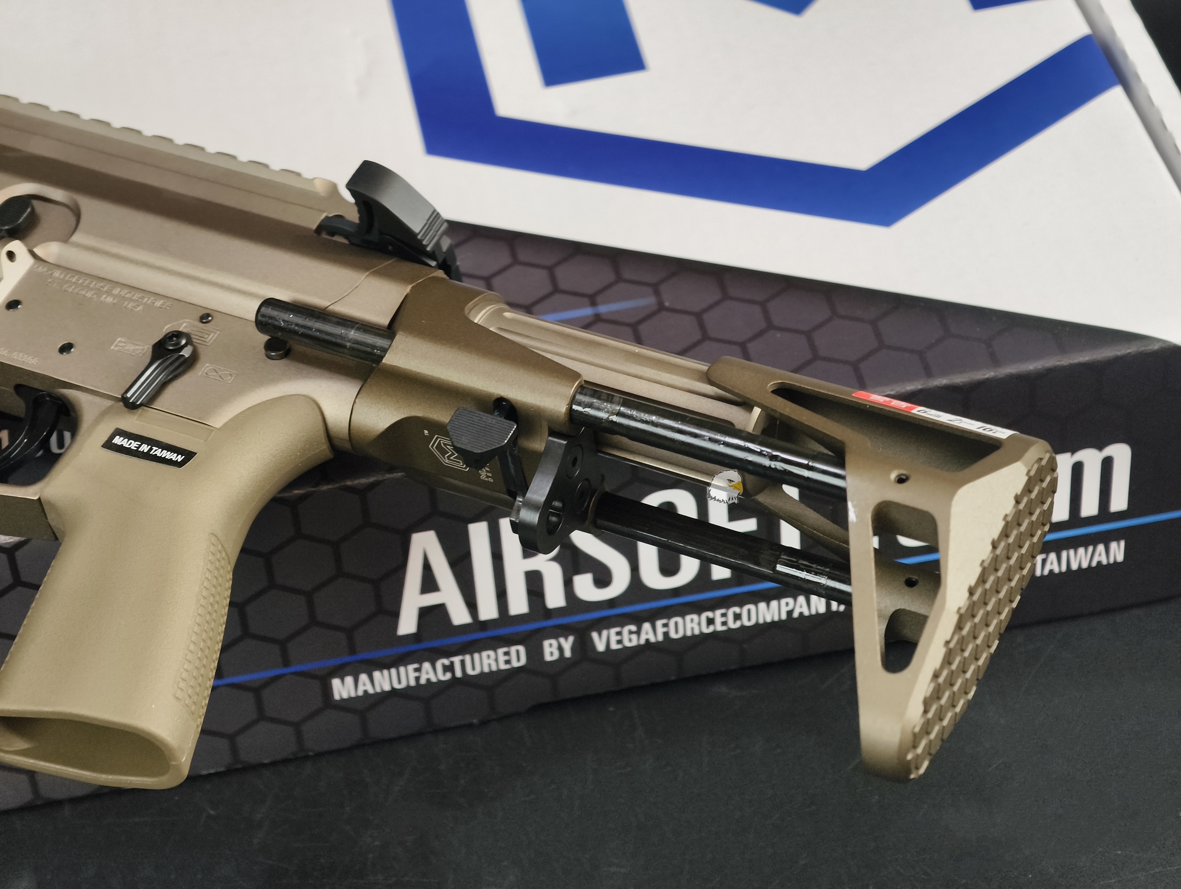 【翔準AOG】VFC 瓦斯槍 PDX-SBR 沙 VF2 MAXIM Defense GBB氣動槍 伸縮托 衝鋒 【翔準AOG】VFC 瓦斯槍 PDX-SBR 沙 VF2 MAXIM Defense GBB氣動槍 伸縮托 衝鋒