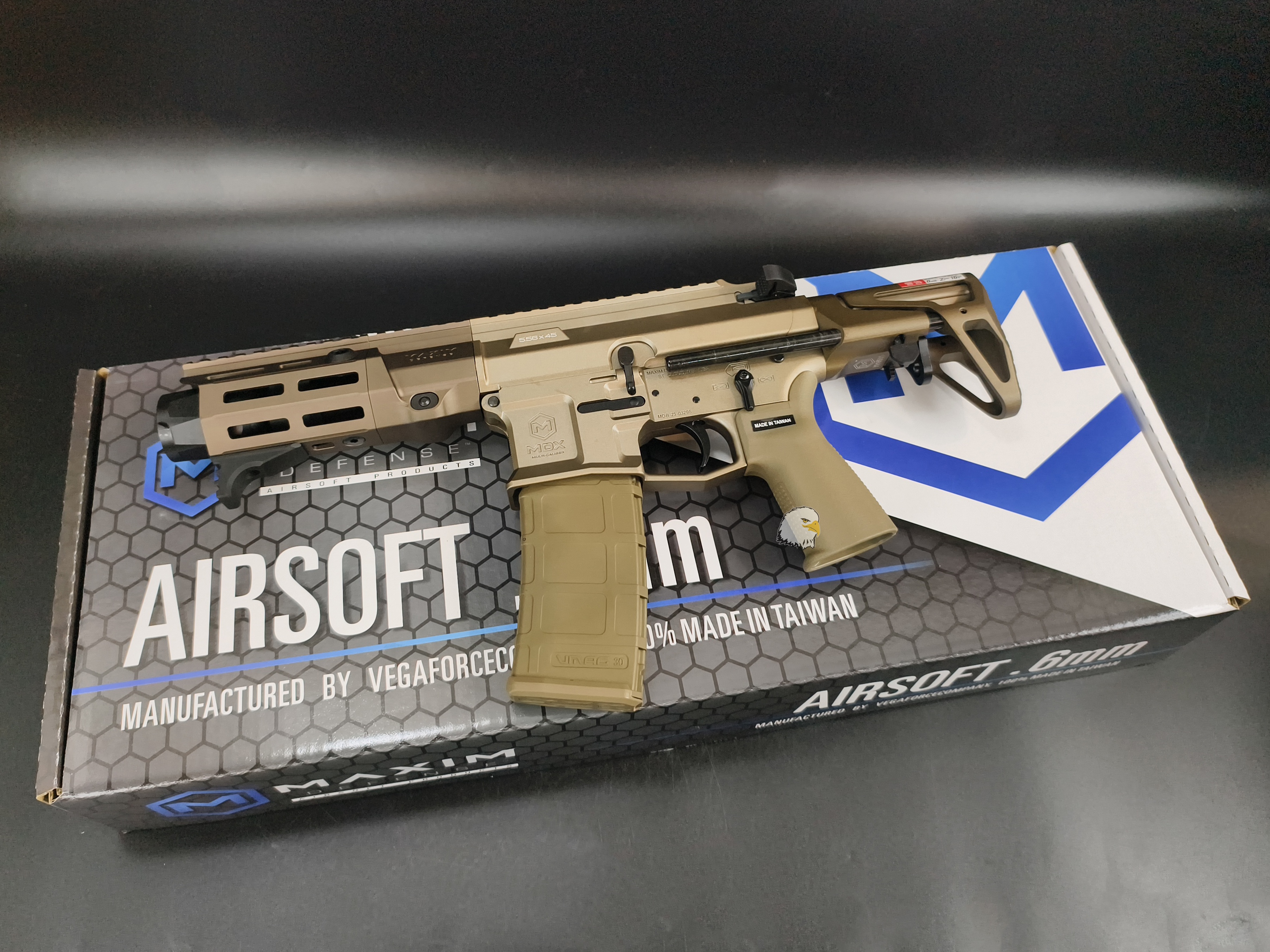 【翔準AOG】VFC 瓦斯槍 PDX-SBR 沙 VF2 MAXIM Defense GBB氣動槍 伸縮托 衝鋒 【翔準AOG】VFC 瓦斯槍 PDX-SBR 沙 VF2 MAXIM Defense GBB氣動槍 伸縮托 衝鋒