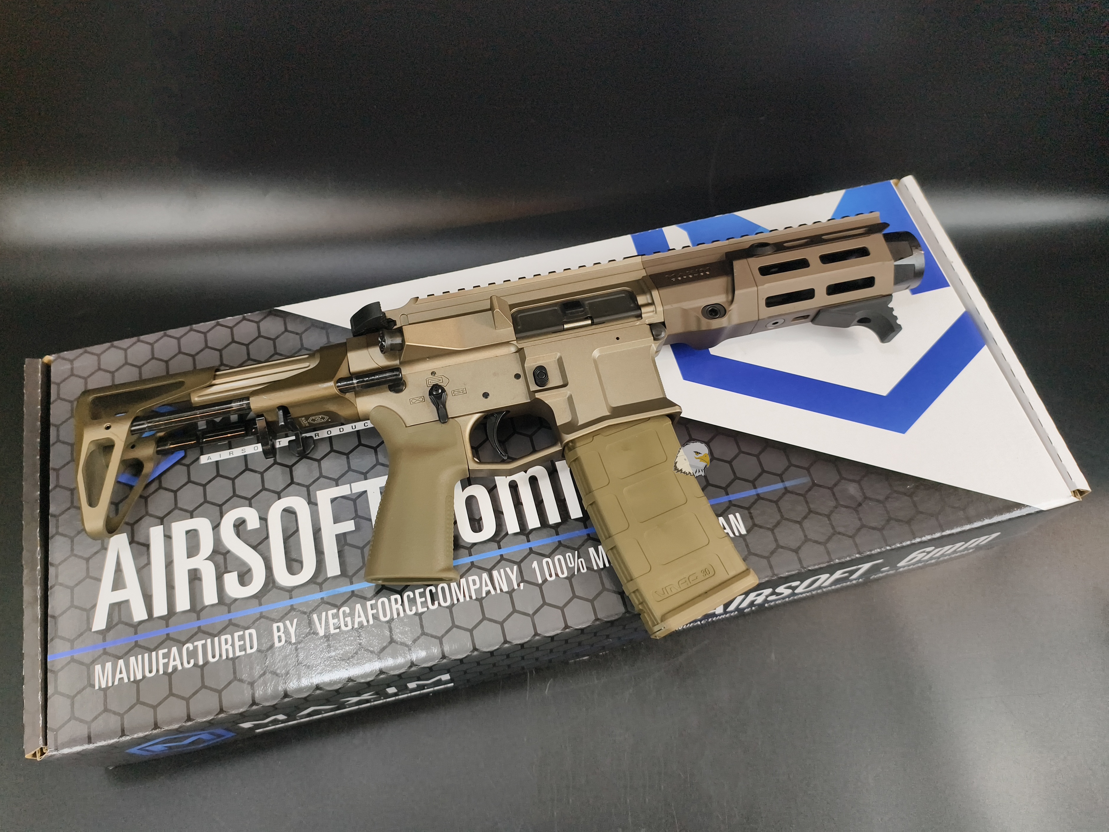 【翔準AOG】VFC 瓦斯槍 PDX-SBR 沙 VF2 MAXIM Defense GBB氣動槍 伸縮托 衝鋒 【翔準AOG】VFC 瓦斯槍 PDX-SBR 沙 VF2 MAXIM Defense GBB氣動槍 伸縮托 衝鋒