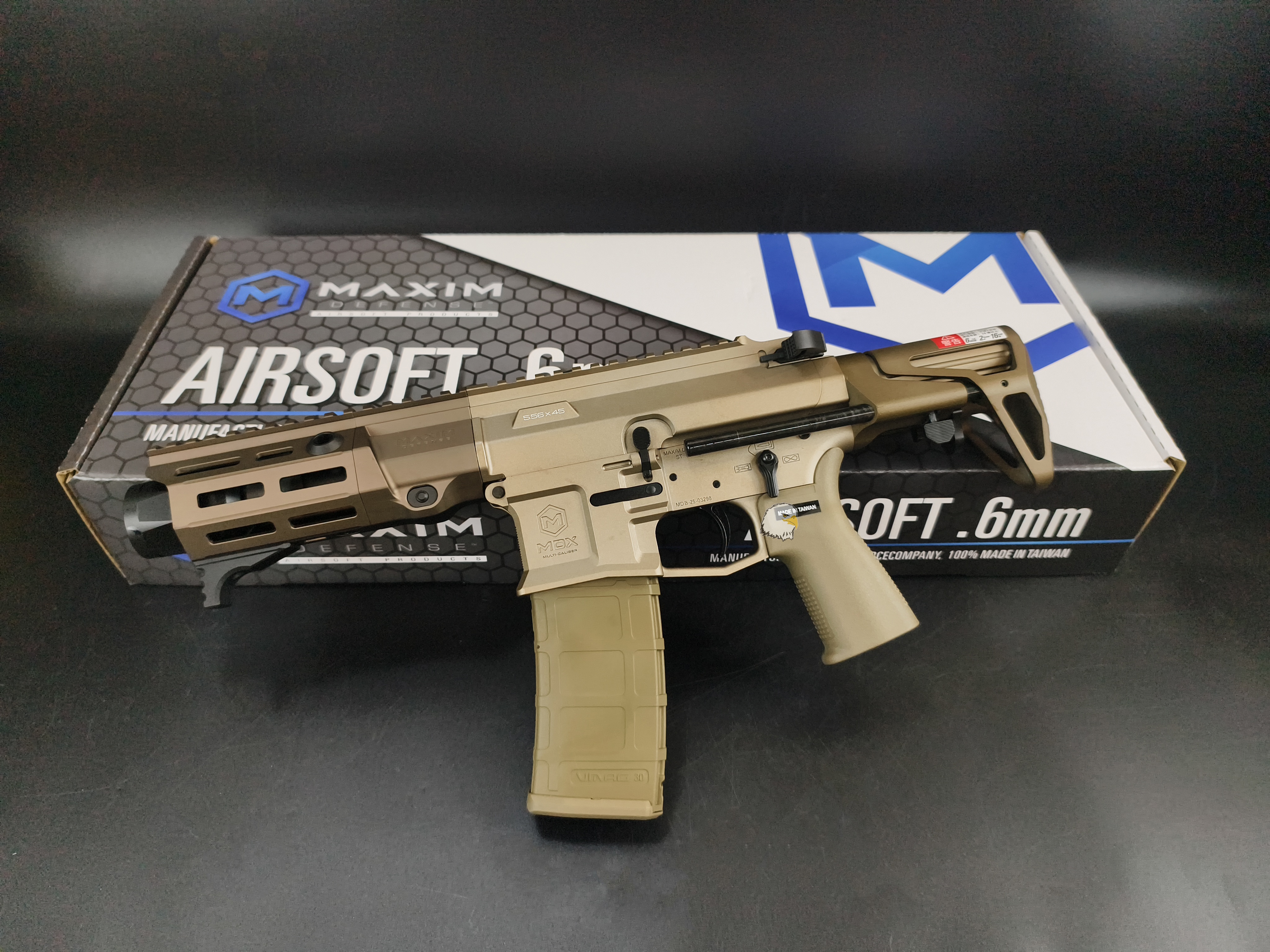 【翔準AOG】VFC 瓦斯槍 PDX-SBR 沙 VF2 MAXIM Defense GBB氣動槍 伸縮托 衝鋒 【翔準AOG】VFC 瓦斯槍 PDX-SBR 沙 VF2 MAXIM Defense GBB氣動槍 伸縮托 衝鋒