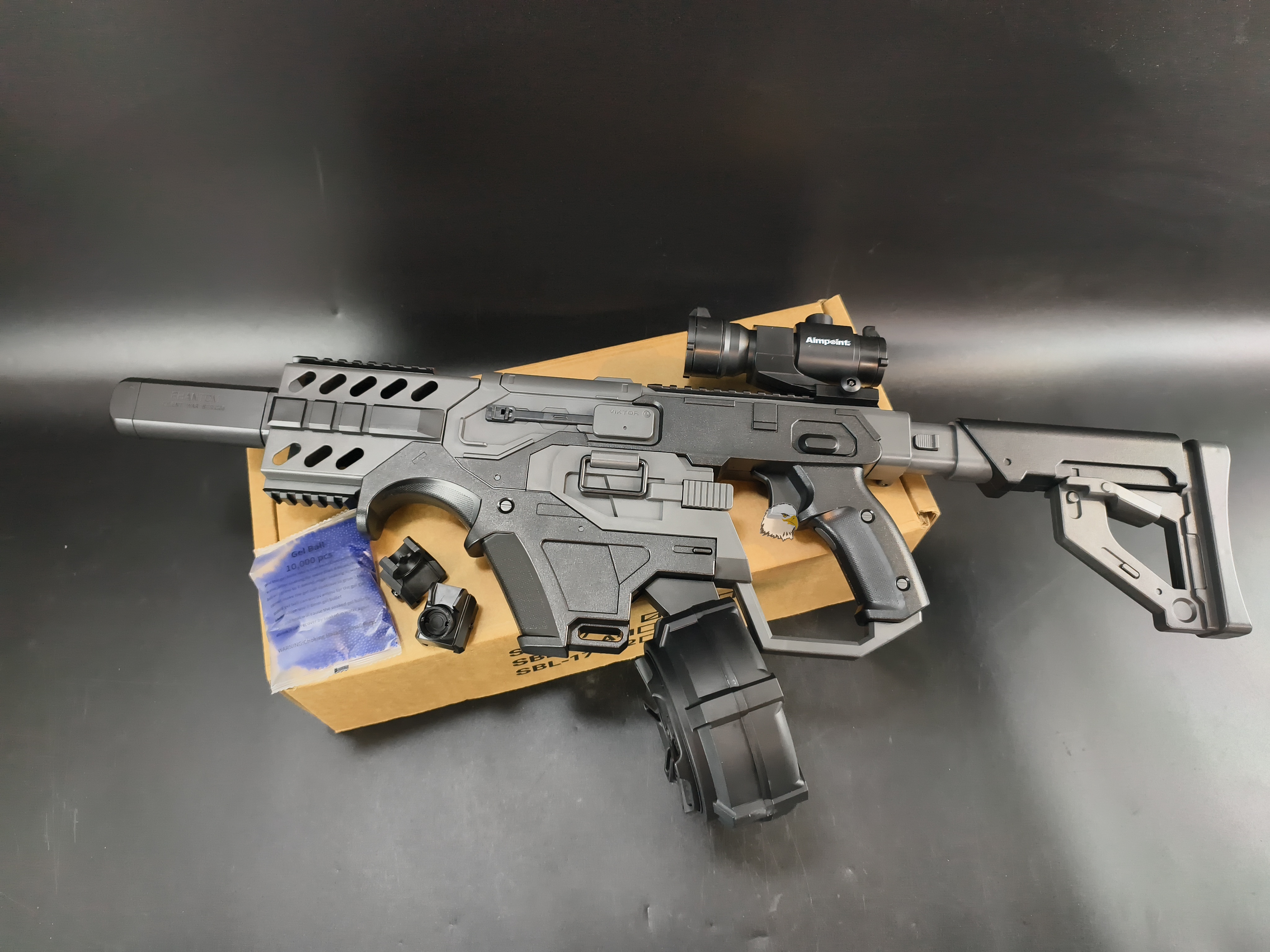 【翔準AOG】SBL-17A短劍 戰術未來款電動水彈槍(彈鼓版)G50DPDA短版戰術電動款 電動槍7-8mm連發款 【翔準AOG】SBL-17A短劍 戰術未來款電動水彈槍(彈鼓版)G50DPDA短版戰術電動款 電動槍7-8mm連發款