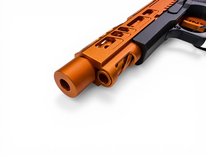 SNA 素面 手槍轉接頭 11轉-14mm 轉接頭蓋子 鋁合金 手槍 防火帽 抑制器 SNA024-11