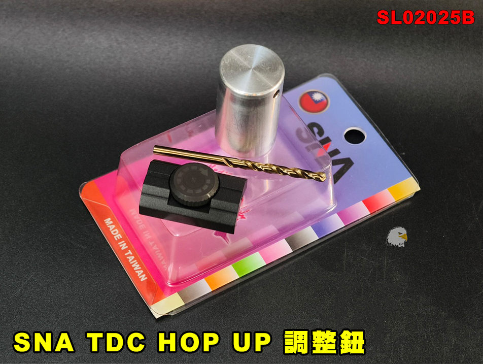 【翔準AOG】SNA TDC 新型 HOP UP 調整鈕(黑)VSR10 SL02025B上旋系統 T11 T10 VSR11快速HOP轉輪