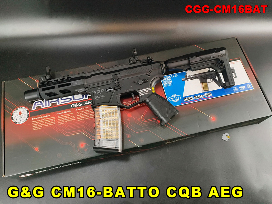 【翔準AOG】G&G CM16-BATTO CQB 裝飾彈電動槍 M-LOK CGG-CM16BAT AEG