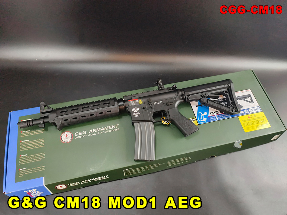 【翔準AOG】G&G CM18 MOD1 AEG 半金屬 CGG-CM18 電動槍 M-LOK CM16 Raider（短版）