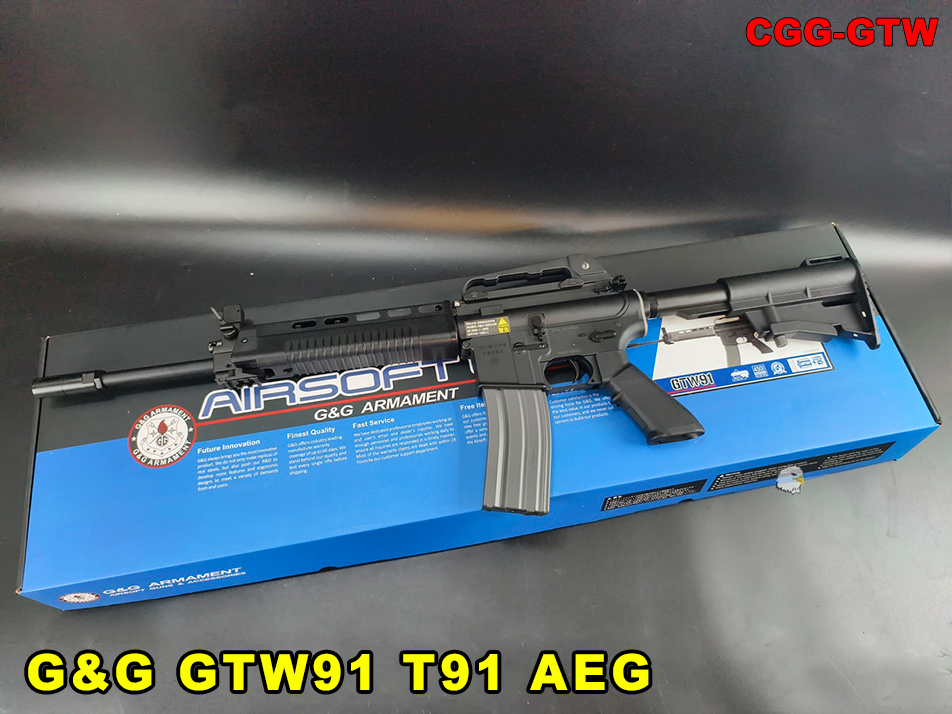 【翔準AOG】G&G GTW91 T91 AEG 半金屬 CGG-GTW 電動槍 中長型步槍 生存遊戲