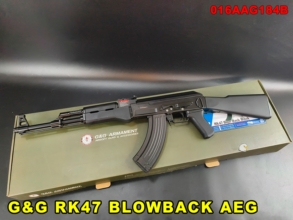 【翔準AOG】G&G RK47 BLOWBACK AEG 全金屬 016AAG184B 電動槍 短版 M-LOK 生存遊戲